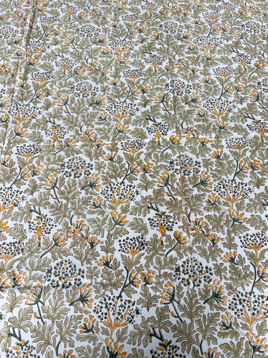 Forest Green Cotton Table Cloth