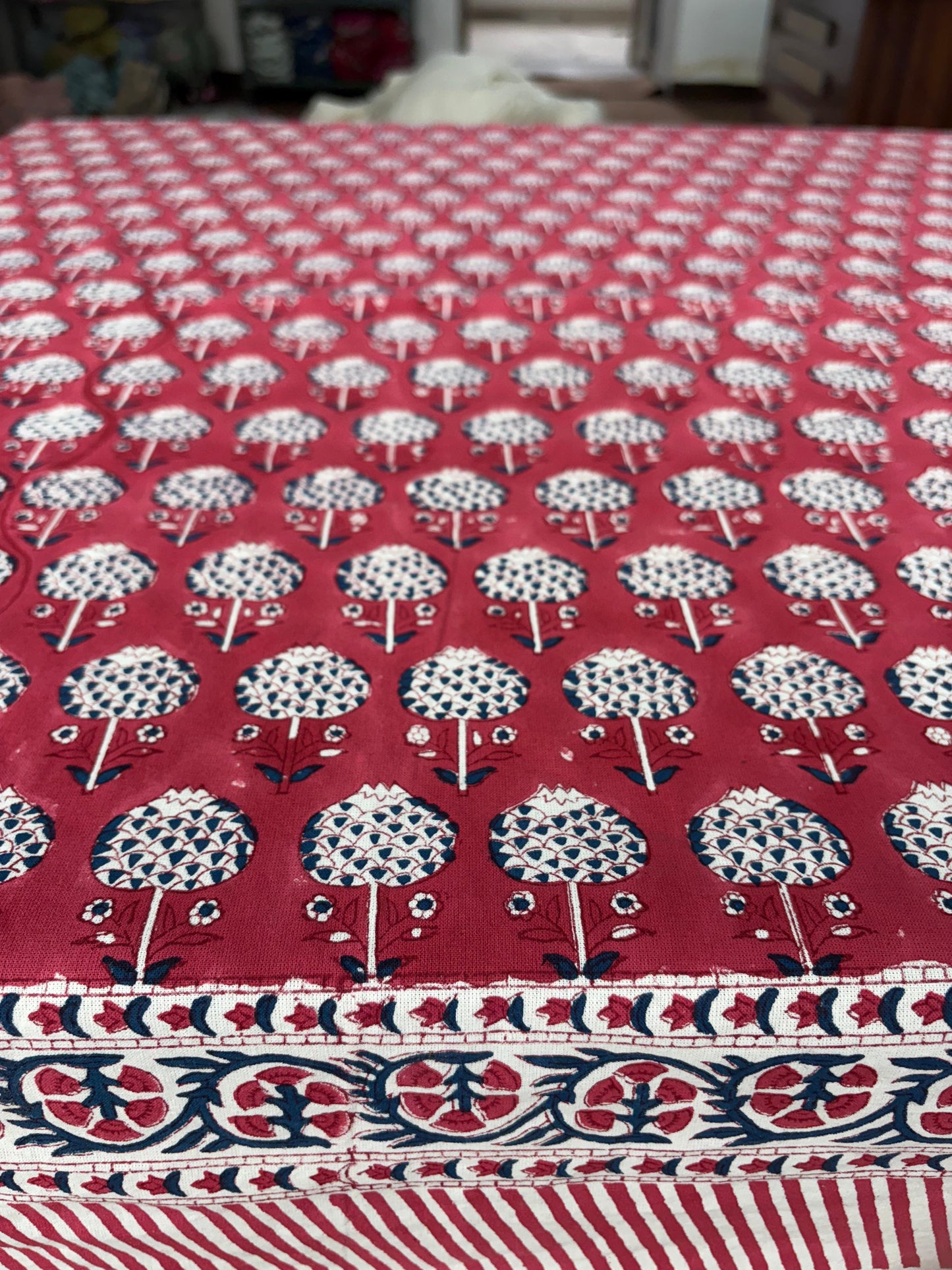 Block Print Cotton Table Cloth