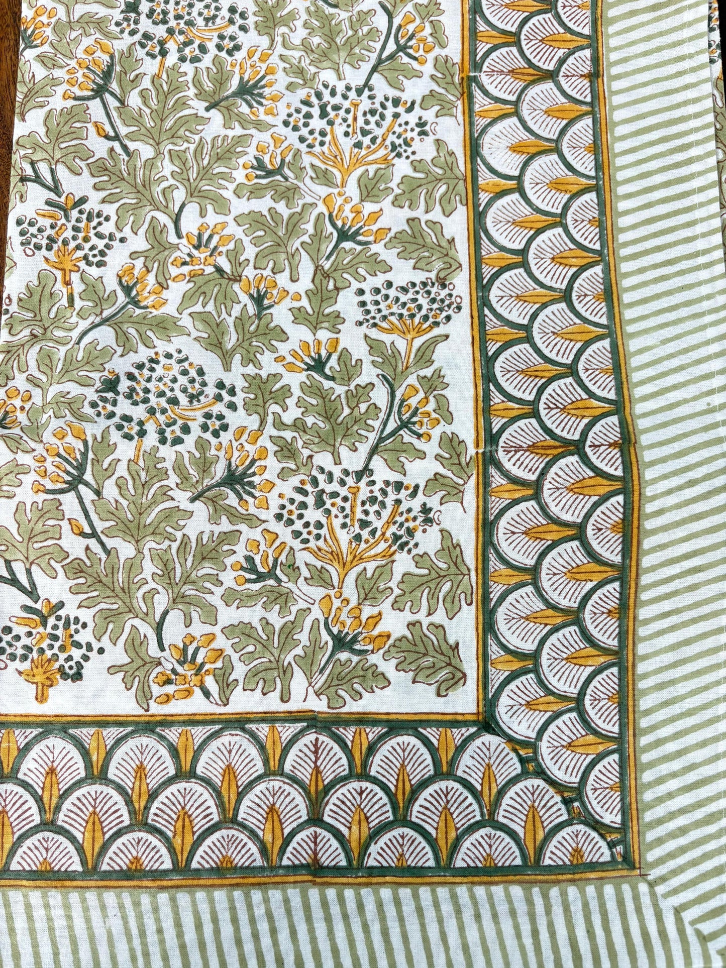 Forest Green Cotton Table Cloth